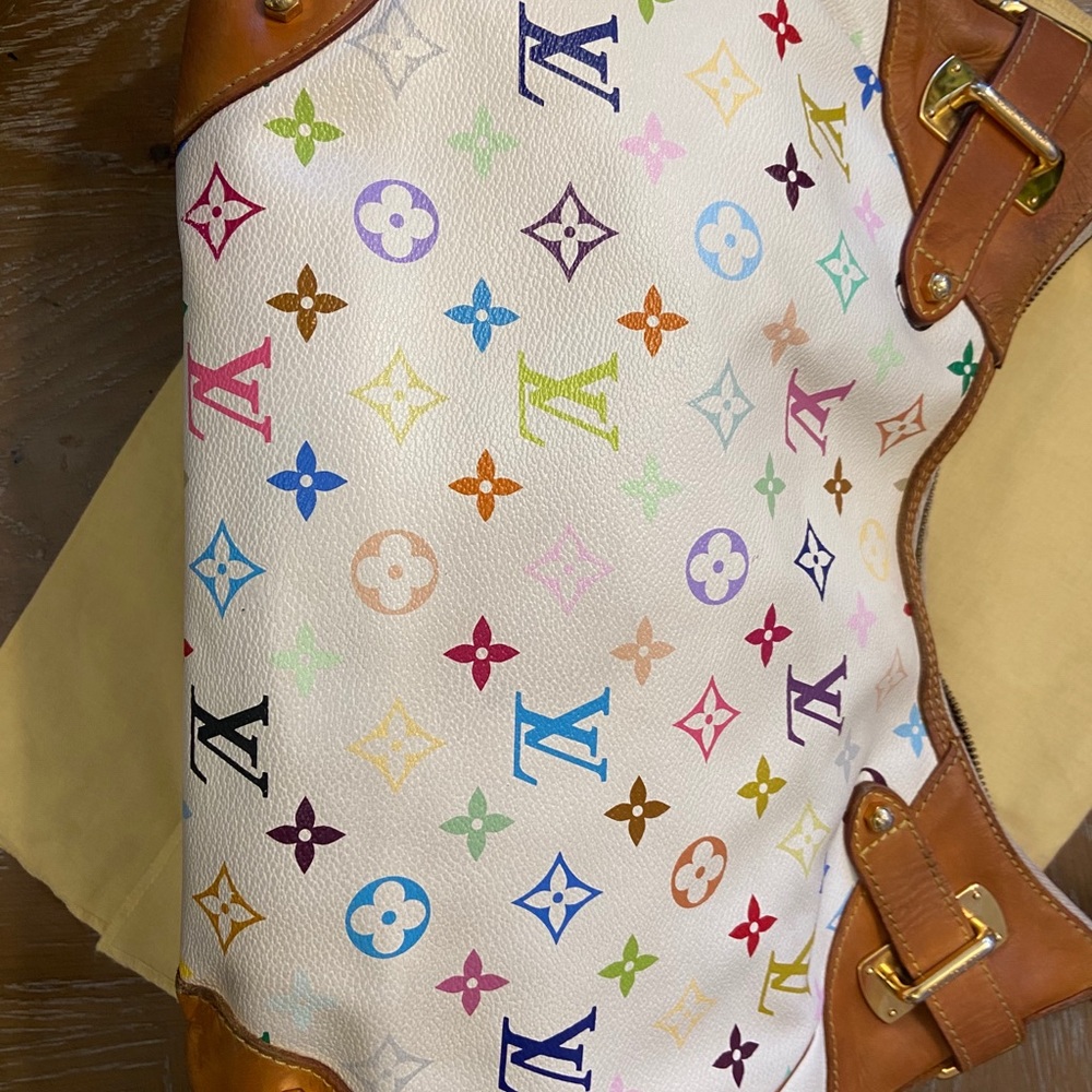 *SOLDOUT* Louis Vuitton Greta Multicolor White - Picture 4 of 12